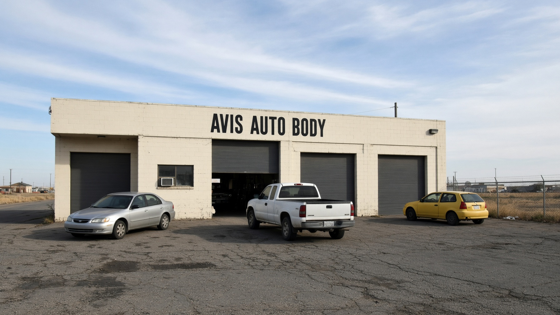 AVIS Auto Body shop at Bay 6, 4101 19 Street NE in Calgary